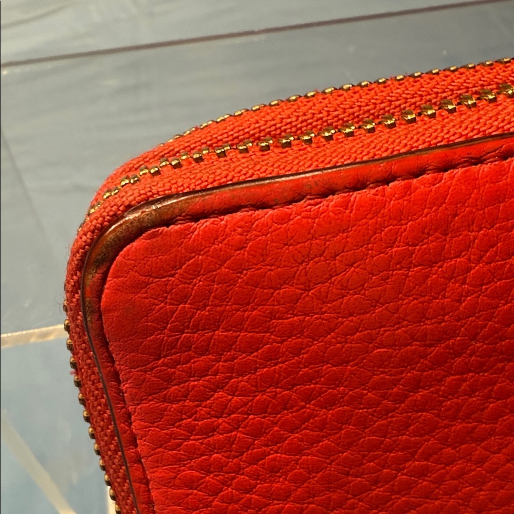 Kate Spade Vibrant orange/peach Dark Wristlet Clutch - Picture 5 of 11